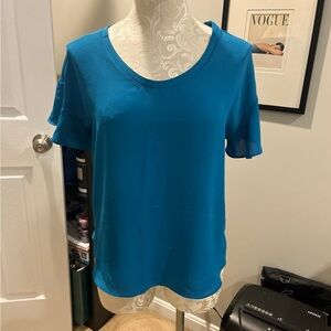 Loft blue top